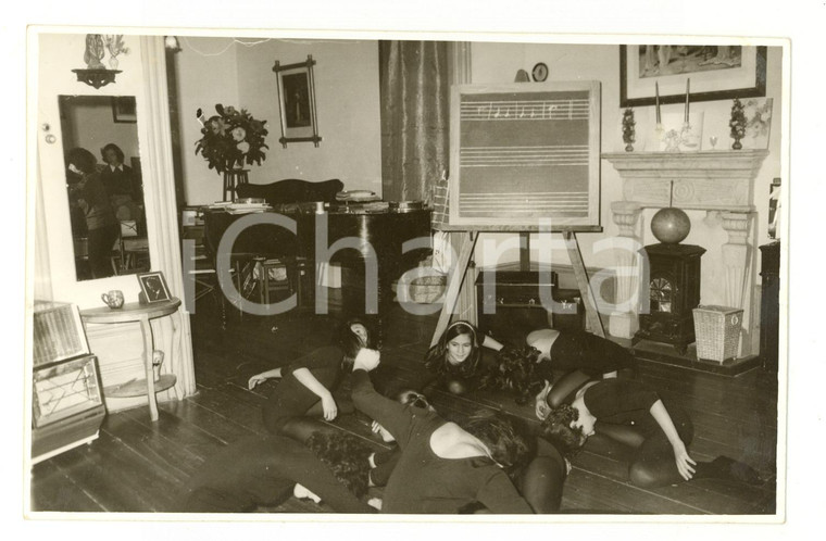 1960 ca PORTO Una scuola di danza giovanile *Foto VINTAGE 18x13 cm