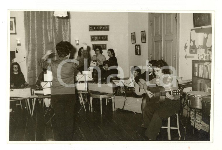 1960 ca PORTO Una scuola di musica giovanile *Foto VINTAGE 18x13 cm