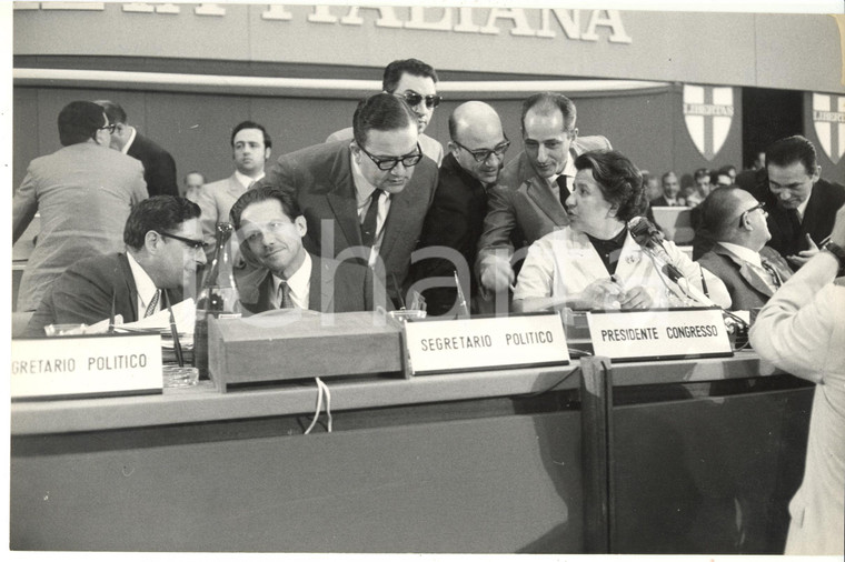 1969 ROMA XI Congresso Nazionale DC - Flaminio PICCOLI - Franca FALCUCCI *Foto