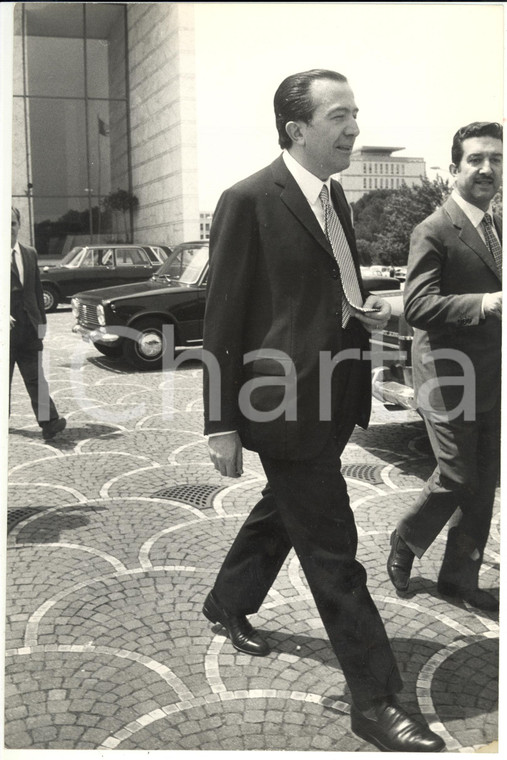 1969 ROMA XI Congresso DEMOCRAZIA CRISTIANA - Arrivo di Giulio ANDREOTTI *Foto