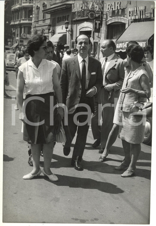 1965 ca ROMA Arrivo Luigi PRETI per congresso PARTITO SOCIALISTA ITALIANO *Foto