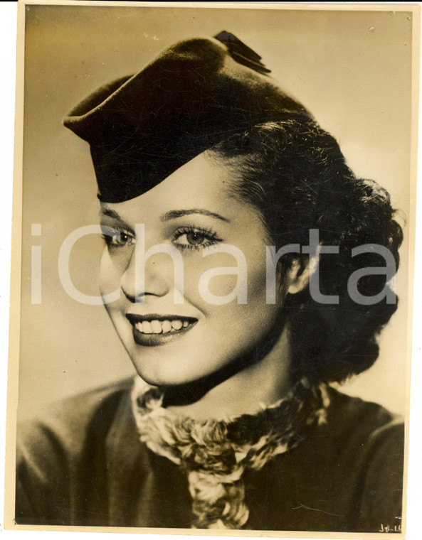 1940 ca CINEMA GERMANY Ritratto di giovane attrice - Foto 18x24 cm