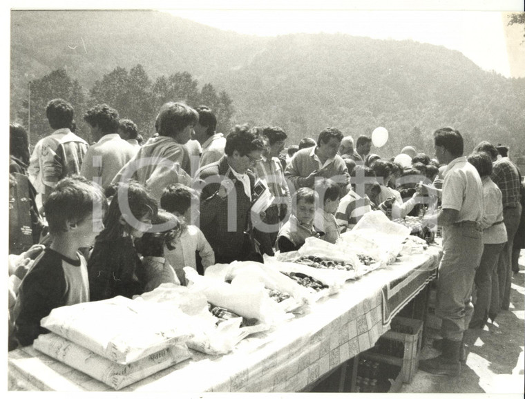 1987 RONCO SCRIVIA Manifestazione difesa civile - Buffet con prodotti tipici