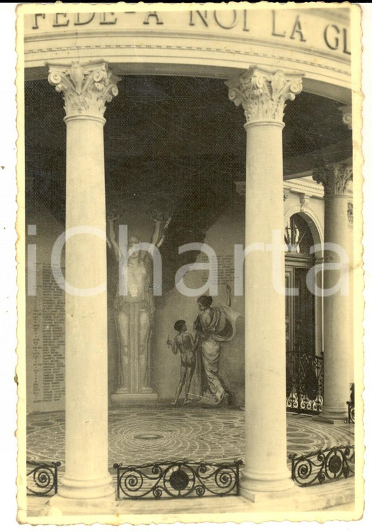 1940 SPILIMBERGO Monumento ai Caduti - Foto cartolina VINTAGE FG VG