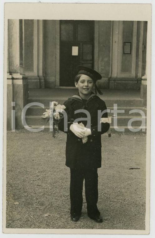 1933 MILANO Istituto ZACCARIA Prima Comunione - Umberto Maria BOTTINO *Foto