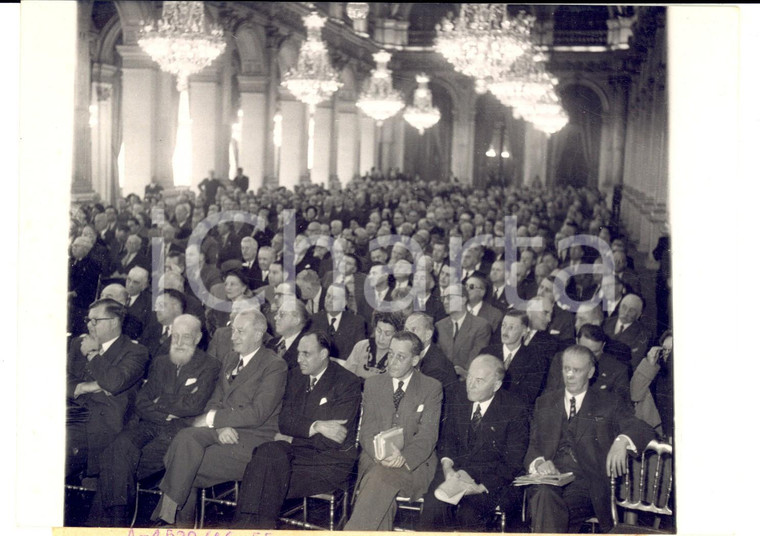 1953 PARIS Hôtel de Ville - Assemblée de mille maires d'Europe *Photo 18x13