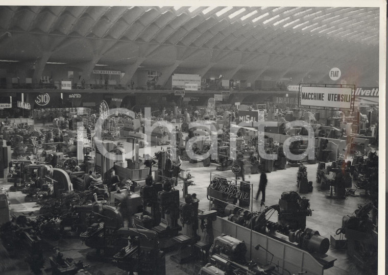 1956 TORINO 6° Salone Internazionale Tecnica - Stand torni paralleli PREALPINE