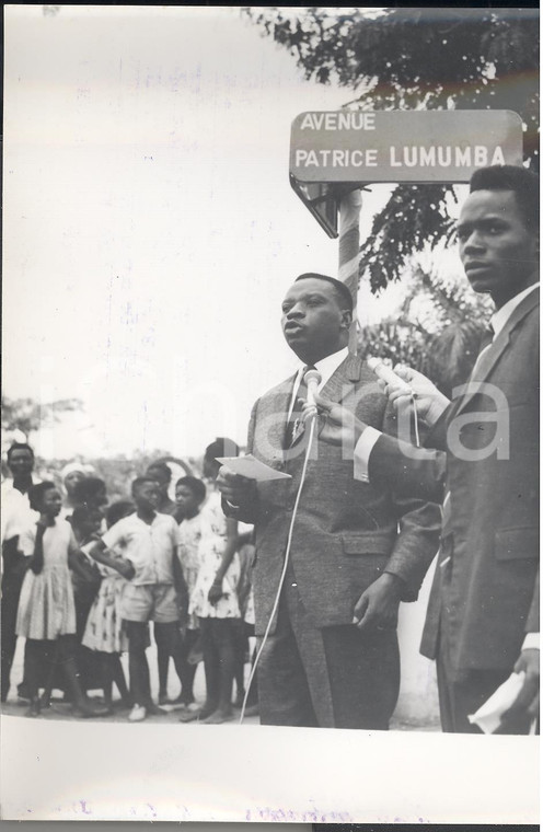 1963 LEOPOLDVILLE CONGO Anniversario Indipendenza - Discorso di Cyrille ADOULA