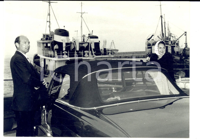 1963 PIOMBINO Maria Pia di Savoia con Alessandro di Jugoslavia in vacanza *Foto