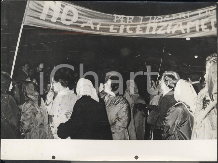1959 FIRENZE Manifestazione contro i licenziamenti delle Officine Galileo *Foto 