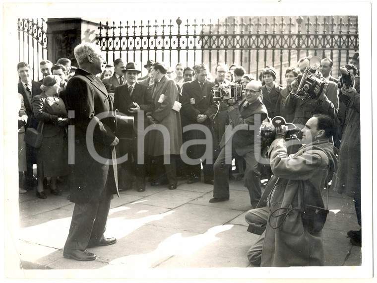 1956 LONDON Buckingham Palace - Sir John GLUBB during Knighthood celebration