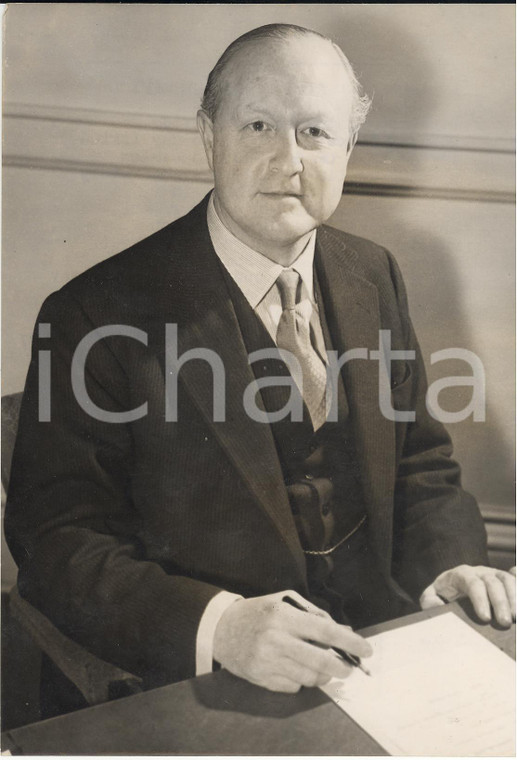 1957 LONDON Earl of Gosford at the Foreign Office *Photo 15x20 cm