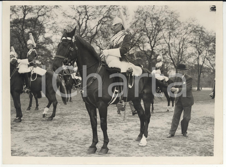 1956 LONDON Richmond Royal Horse Show - Robert CHEESMAN as judge *Photo 20x15 cm