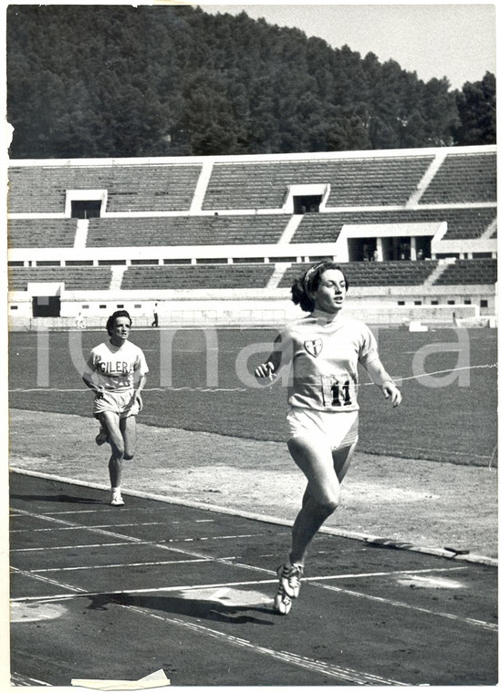 1959 ROMA Campionati Atletica - Danila COSTA vince i 400 m piani *Foto 13x18 cm