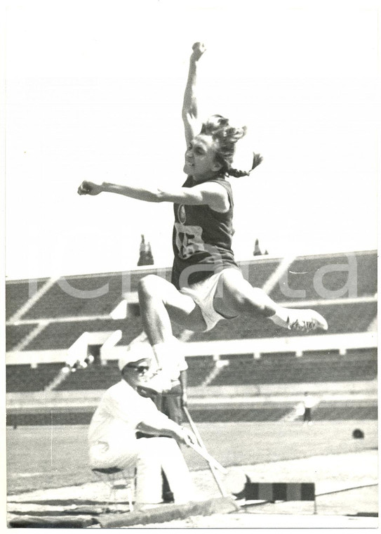 1959 ROMA Campionati Atletica Micaela TIZZONI vince finale salto in lungo *Foto