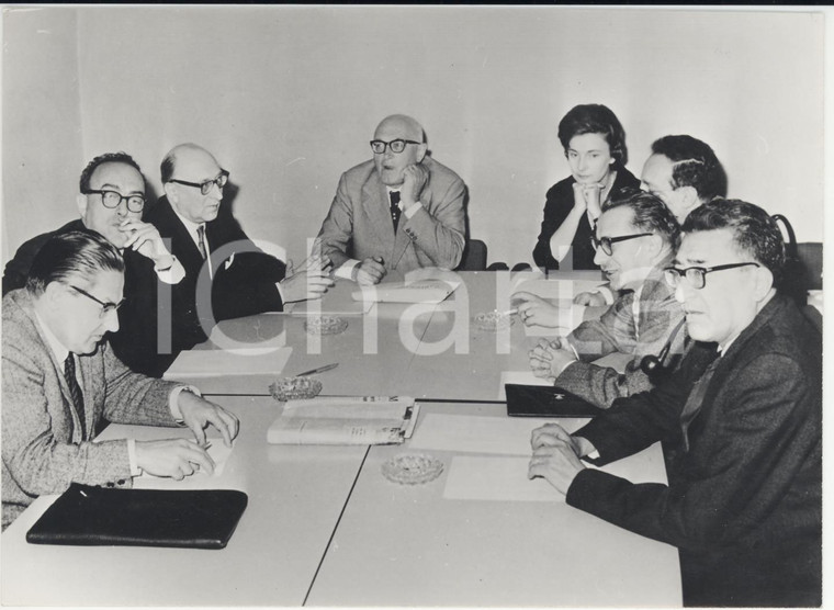 1963 ROMA Pietro NENNI convoca la riunione della direzione PSI *Foto 18x13 cm 