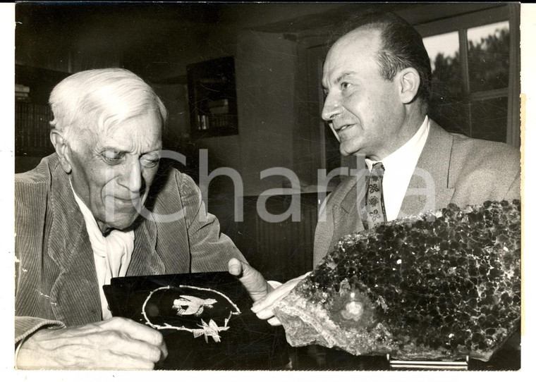 1963 PARIS Georges BRAQUE et H. M. LEGER DE LOWENFELD - Exposition bijoux *Photo