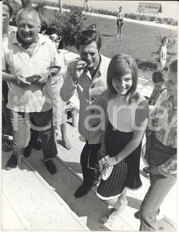 1967 VENEZIA Festival del Cinema - Marcello MASTROIANNI con la figlia Barbara