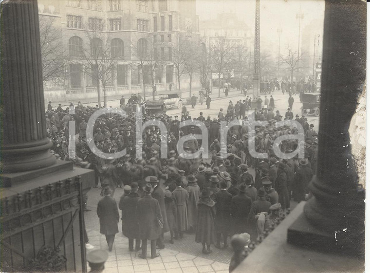 1920 KAPP PUTSCH REVOLUTION  Berlin Potsdamer Bahnhof **REAL PHOTO cm 16x12