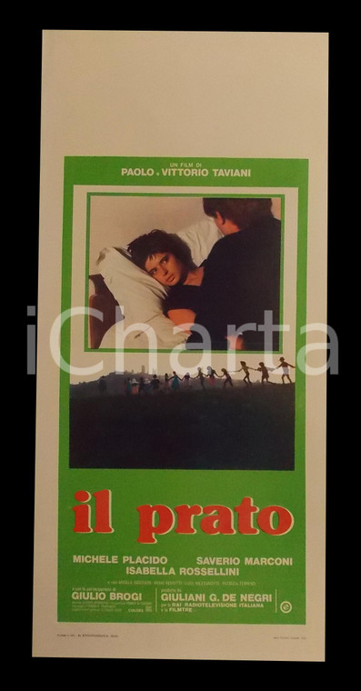 1979 IL PRATO Isabella ROSSELLINI Paolo e Vittorio TAVIANI *Manifesto 32x70 cm