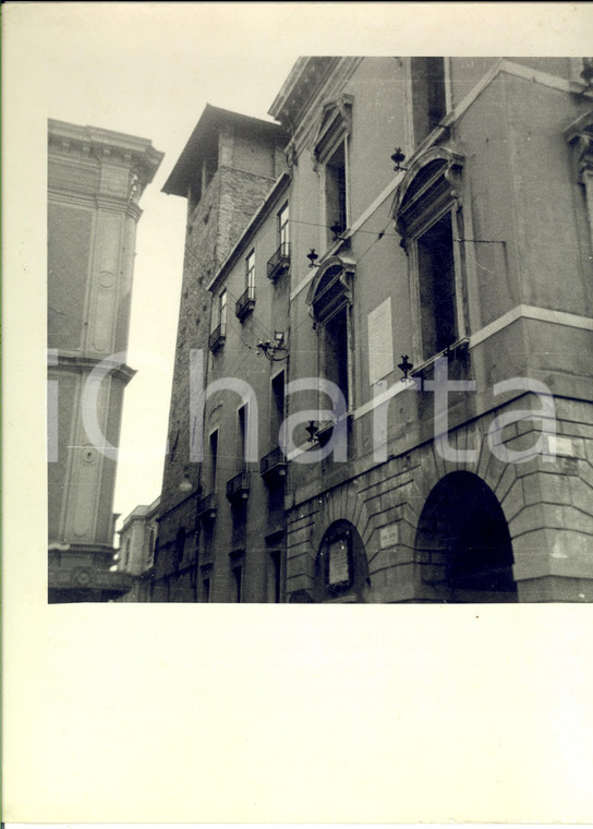 1970 ca AREA DI PADOVA Scorcio con un palazzo antico - Foto ARTISTICA 22x30 cm