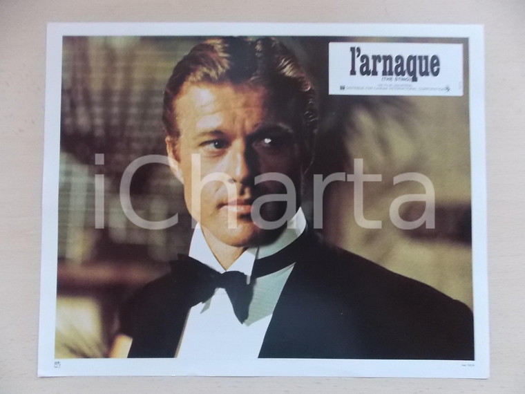 1973 LA STANGATA Robert REDFORD indossa smocking *Lobby card EDIZIONE FRANCESE