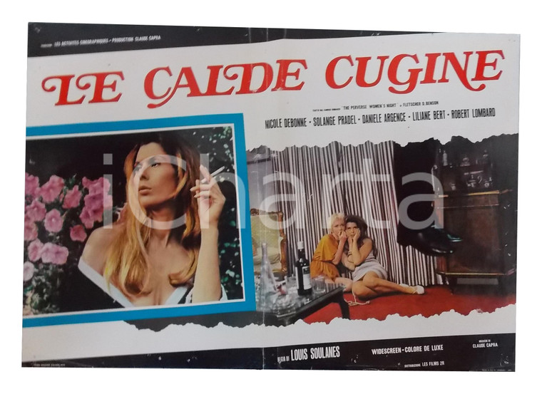 1970 LE CALDE CUGINE Nicole DEBONNE Danielle ARGENCE Solange PRADEL *Lobby card