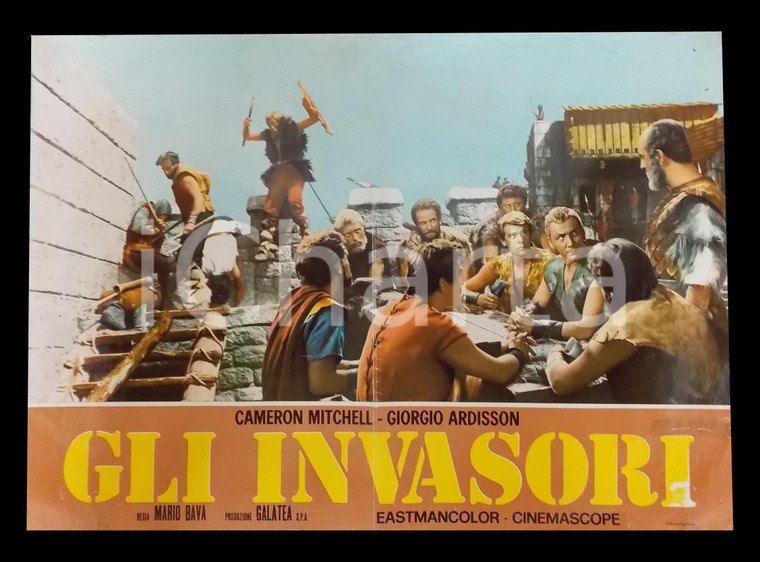 1961 GLI INVASORI Mario BAVA Cameron MITCHELL George ARDISSON *Lobby card 63x45