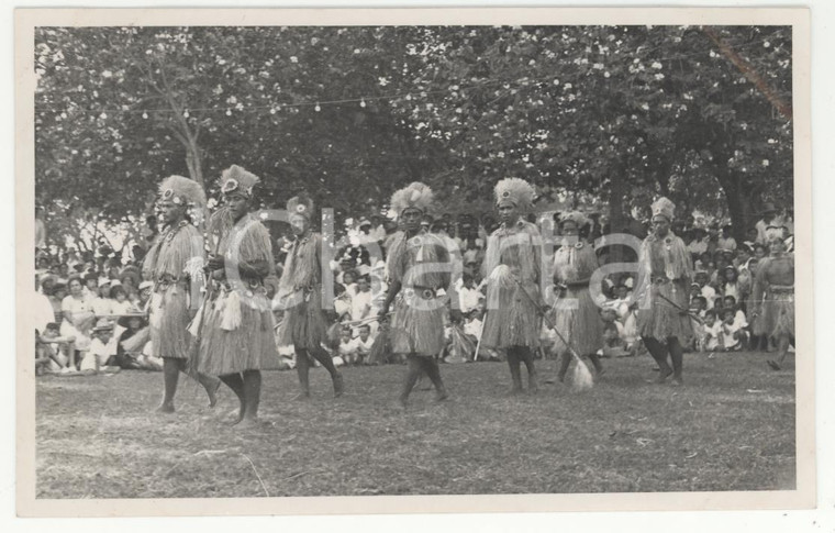 1937 PAPEETE (Polinesia) (9) *FESTA 14 LUGLIO  *REAL PHOTO cm 13,5 x 8,5
