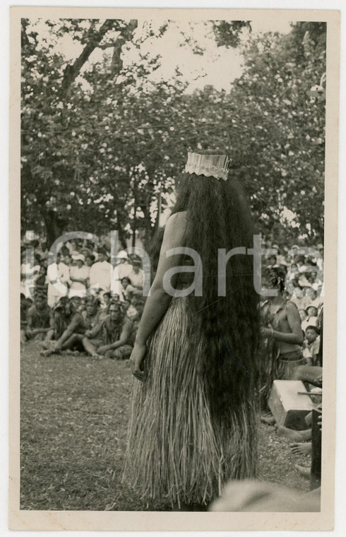 1937 PAPEETE (Polinesia) (21) *FESTA 14 LUGLIO  *REAL PHOTO cm 13,5 x 8,5