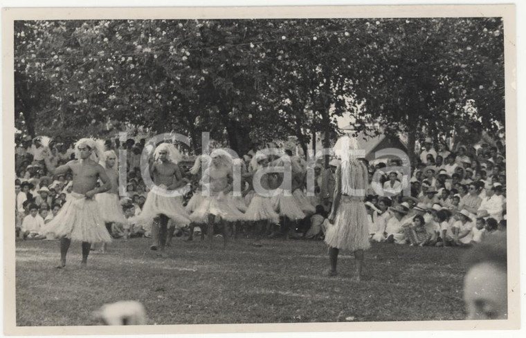 1937 PAPEETE (Polinesia) (47)*FESTA 14 LUGLIO  *REAL PHOTO cm 13,5 x 8,5