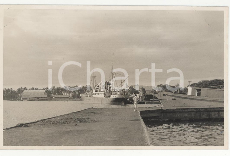 1937 PAPEETE (Polinesia) TAHITI Il Toya  *REAL PHOTO cm 13,5 x 8,5