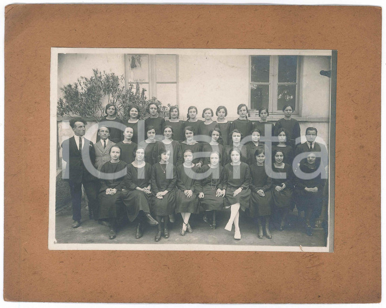 1925 ca ITALIA - SCUOLA - Classe femminile 2^ liceo *Foto 24x19 cm