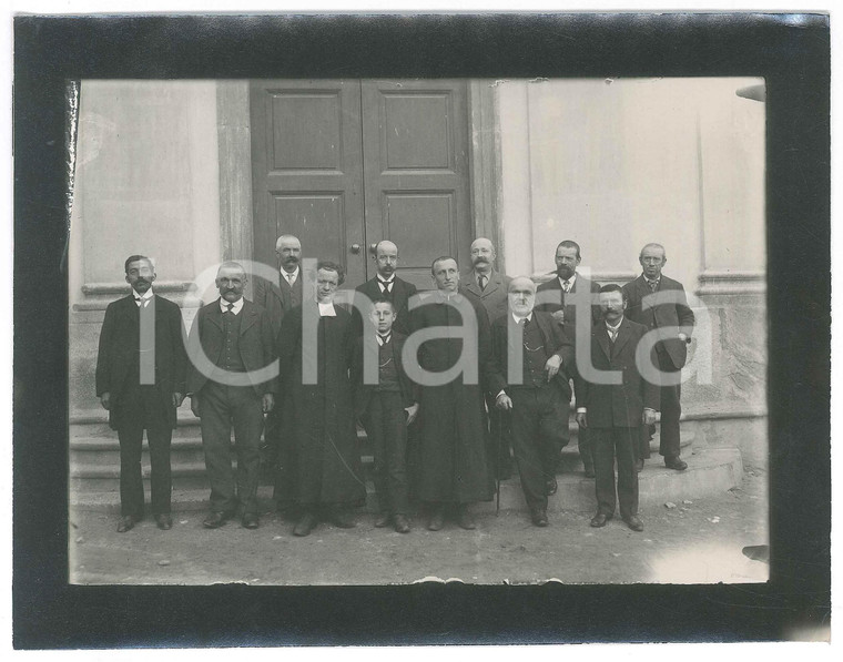 Décembre 1913 FRANCE Fête de Saint Nicolas chez le notaire O. DOUNET *Photo