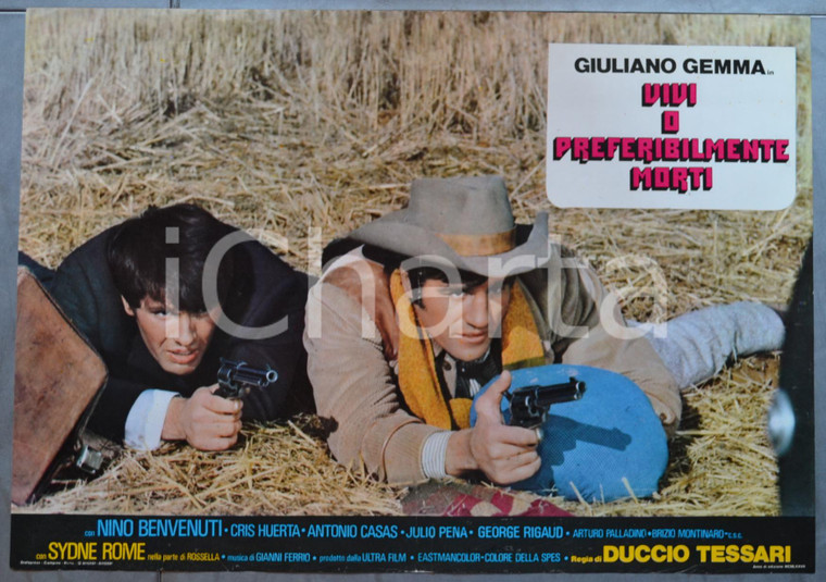 1969 WESTERN "Vivi o preferibilmente morti" - Nino BENVENUTI Giuliano GEMMA