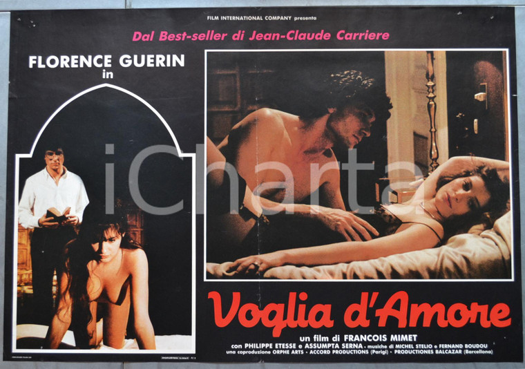 1986 CINEMA VOGLIA D'AMORE "La joven y la tentación" Florence GUERIN Lobby card