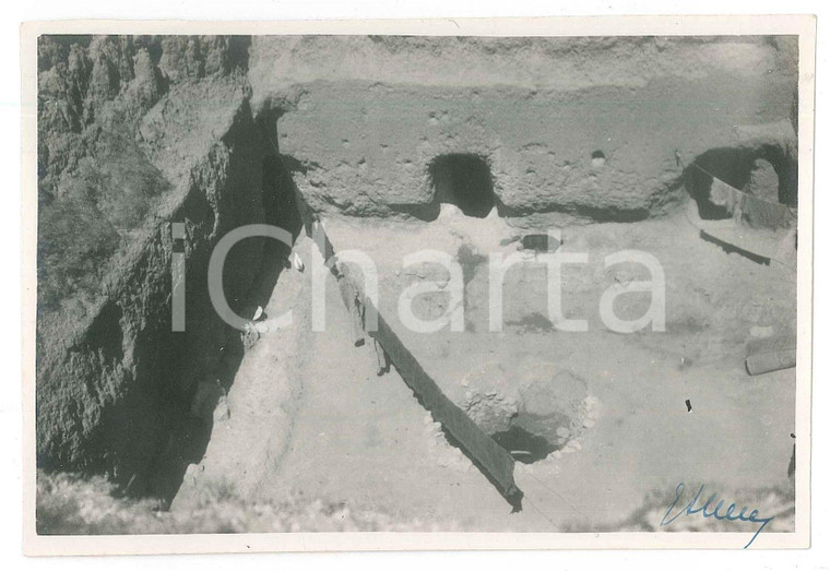 1927 LIBIA ITALIANA - GARIAN - Abitazioni nella roccia - Foto 14x10 cm