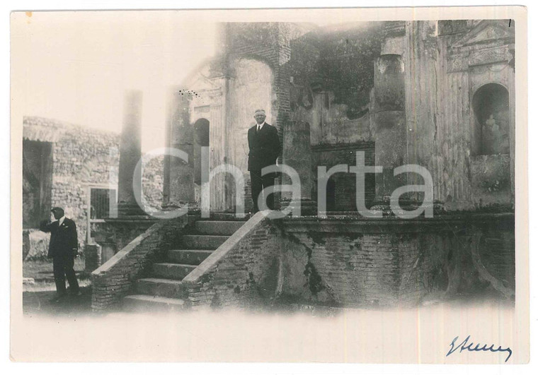 1927 POMPEI (NA) Area archeologica - Tempio di Iside *Foto ANIMATA 14x10 cm