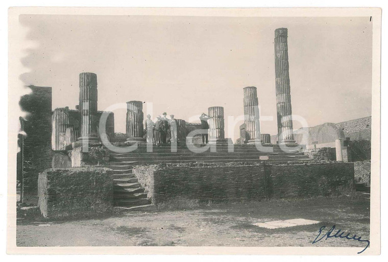 1927 POMPEI (NA) Area archeologica - Tempio di Giove *Foto ANIMATA 14x10 cm