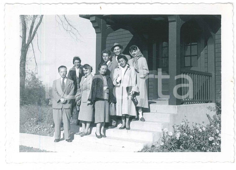 1950 GEORGE JUNIOR REPUBLIC (PA, USA) Gruppo di docenti *Foto 13x9 cm