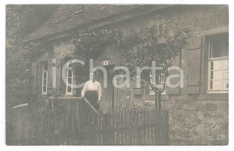 1920 ca HEIDELBERG (D) Ritratto di insegnante - Frau MECHLING - Foto 14x9 cm