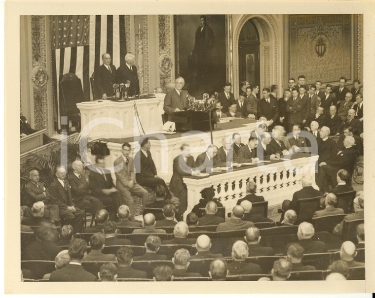1940 WASHINGTON 76th Congress - Franklin D. ROOSEVELT speaking to the crowd
