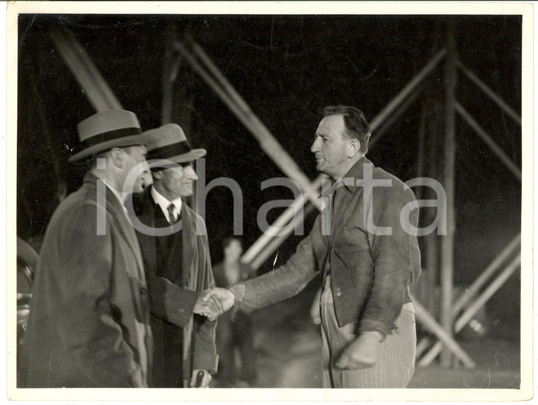1937 CINEMA Regista Carmine GALLONE sul set di "Scipione l'Africano" - Foto