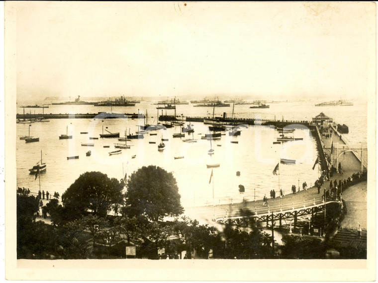 1926 TORQUAY (DEVON) A general view of the British Fleet in the bay - Photo 