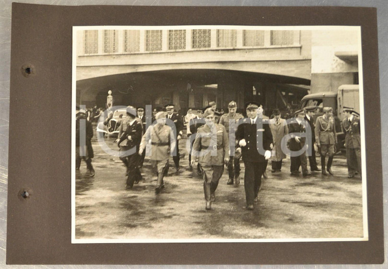 1941 WW2 NAPOLI Visita KRIEGSMARINE - Ugo CAVALLERO accoglie delegazione tedesca