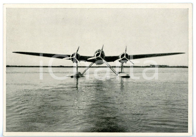 1940 ca MONFALCONE Officine aeronautiche - Idrovolante CANT Z.506 - Cartolina FG