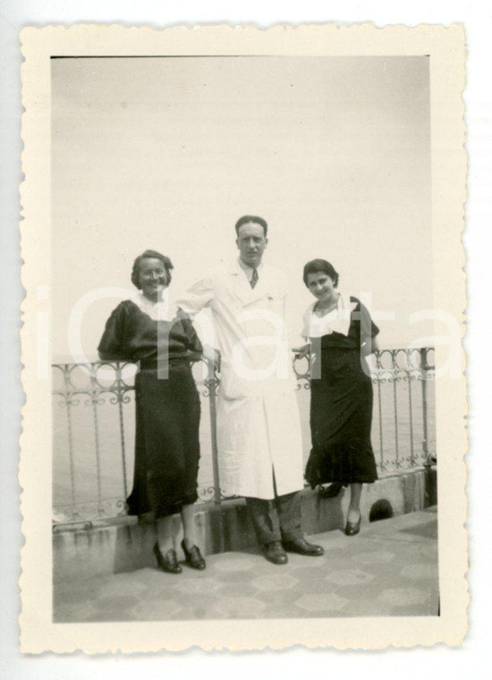 1936 SANREMO - BUSSANA Villa Spinola - Medico in terrazza *Foto 6x8 cm