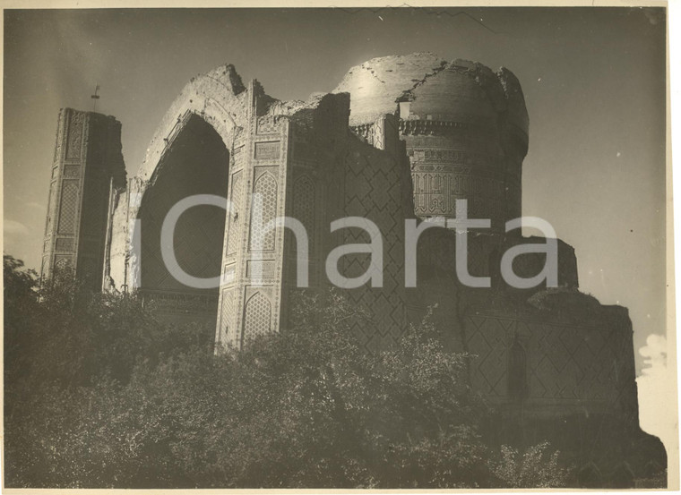 1935 ca SAMARCANDA (UZBEKISTAN) Madrasa in rovina - Foto ARTISTICA 24x17 cm