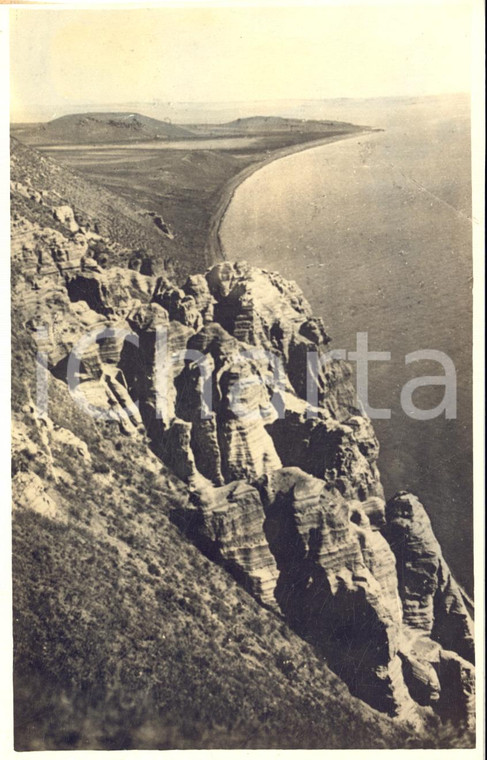 1928 ARMENIA Veduta aerea del Lago SEVAN- Fotografia 11x17 cm