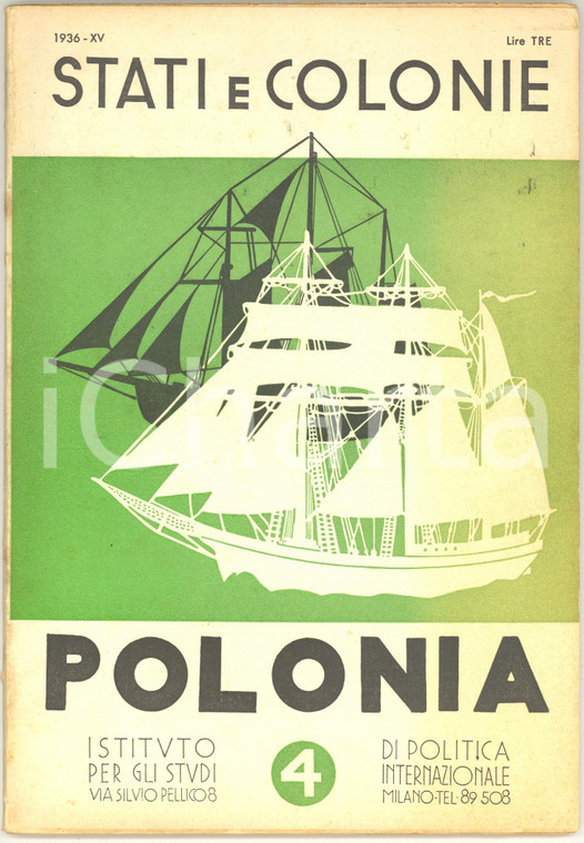 1936 STATI E COLONIE - POLONIA - Rivista n° 4 - 40 pp.